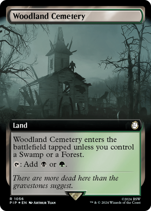 Woodland Cemetery (Extended Art) (Surge Foil) [Fallout] Supply