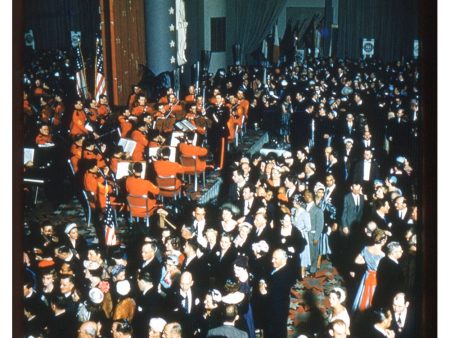 Eisenhower Presidential Inauguration - 7 Original Kodachrome 3D Stereo Slides - vintage Hot on Sale