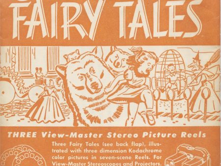 Fairy Tales - View-Master 3 Reel Packet - 1956 -  vintage - S1 - 3 Stories For Discount