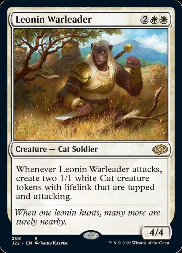 Leonin Warleader [Jumpstart 2022] For Cheap