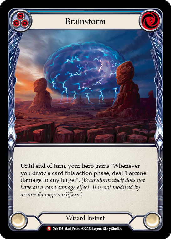 Brainstorm [DYN196] (Dynasty)  Rainbow Foil Sale