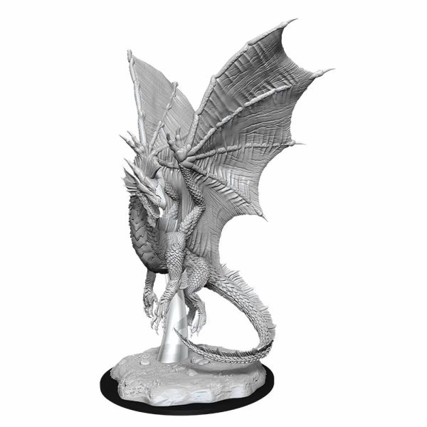 D&D Nolzurs Marvelous Unpainted Miniatures Young Silver Dragon Online