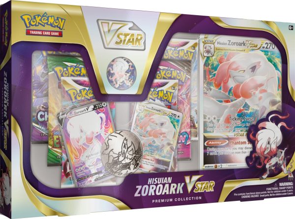 PKM Premium Collection Vstar (Hisuian Zoroark) Online Hot Sale