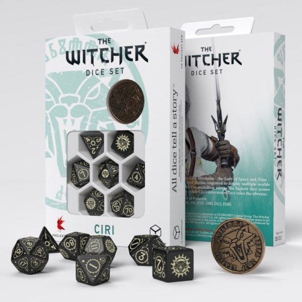 The Witcher Dice Set. Ciri - The Zireael For Sale