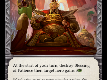 Blessing of Patience (Red) [DYN033] (Dynasty) For Discount