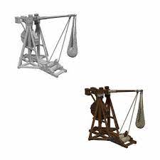 WizKids Deep Cuts Unpainted Miniatures Trebuchet Supply