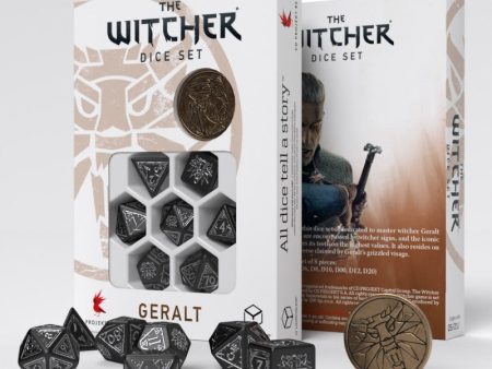 Witcher Dice Set. Geralt - The Silver Sword Discount