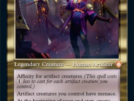 Urza, Chief Artificer (002) (Retro) [The Brothers  War Commander] Supply