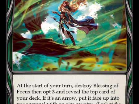 Blessing of Focus (Red) [DYN159] (Dynasty)  Rainbow Foil Sale