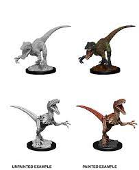 WizKids Deep Cuts Unpainted Miniatures Raptors For Cheap