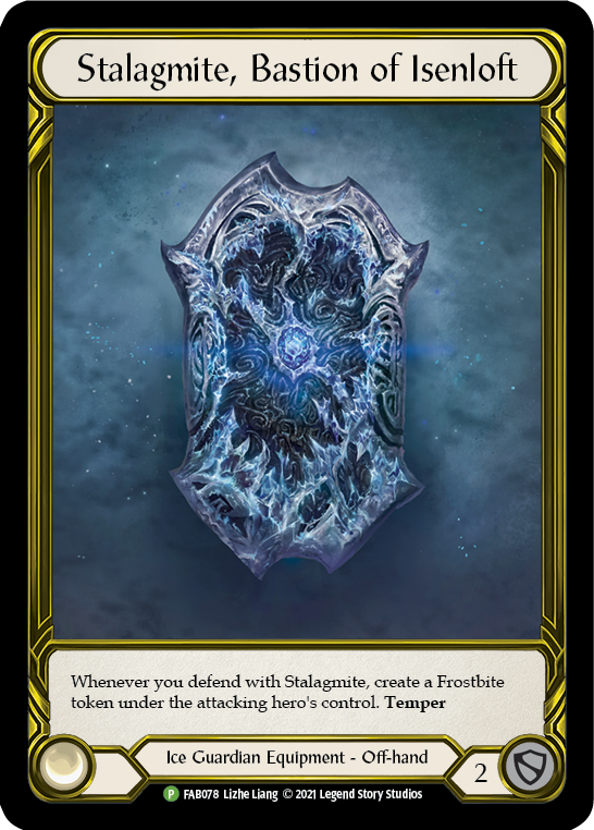 Stalagmite, Bastion of Isenloft (Golden) [FAB078] (Promo)  Cold Foil on Sale