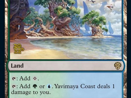 Yavimaya Coast [Dominaria United Prerelease Promos] on Sale