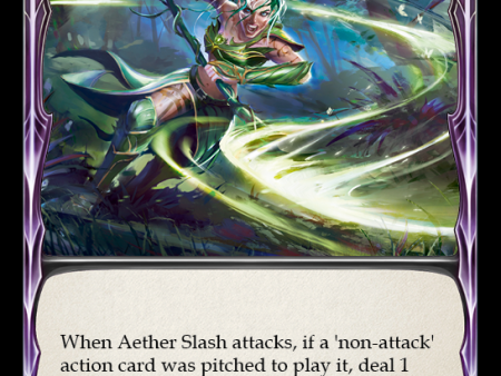 Aether Slash (Blue) [DYN184] (Dynasty)  Rainbow Foil Fashion