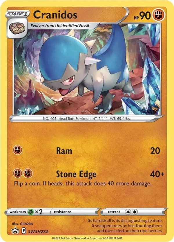 Cranidos (SWSH274) [Sword & Shield: Black Star Promos] Cheap