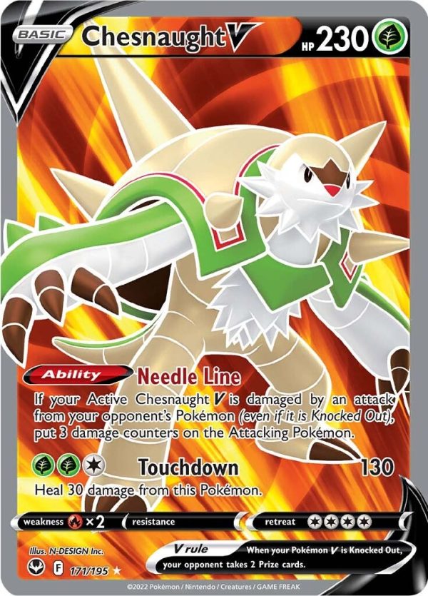 Chesnaught V (171 195) [Sword & Shield: Silver Tempest] Online