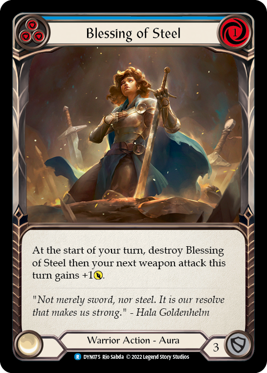 Blessing of Steel (Blue) [DYN075] (Dynasty) Cheap