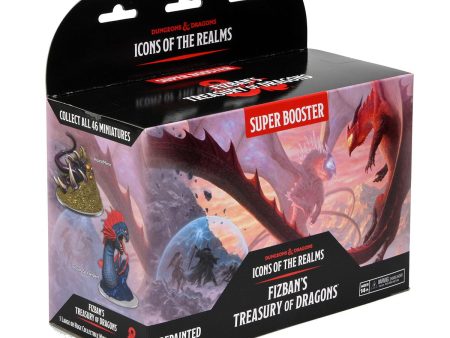 D&D Icons of the Realms Miniatures - Fizban s Treasury of Dragons (22) Blind Super Booster Sale