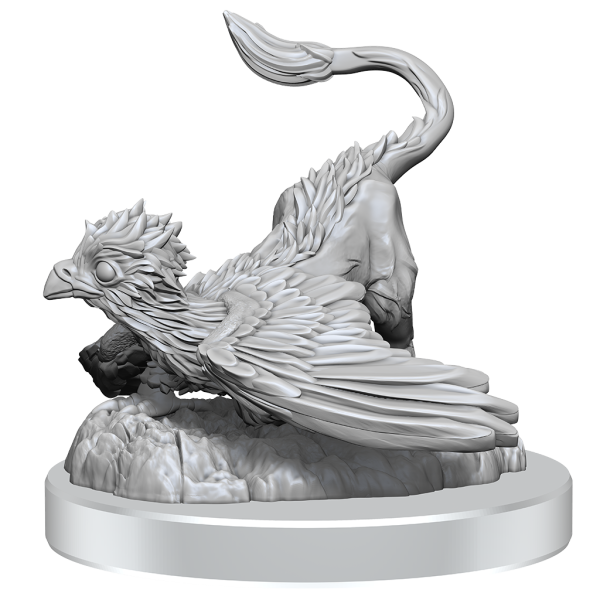 D&D Unpainted Miniature Griffon Hatchlings Cheap