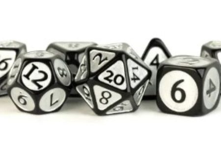 16mm Acrylic Polyhedral Dice Set: Enamel For Discount