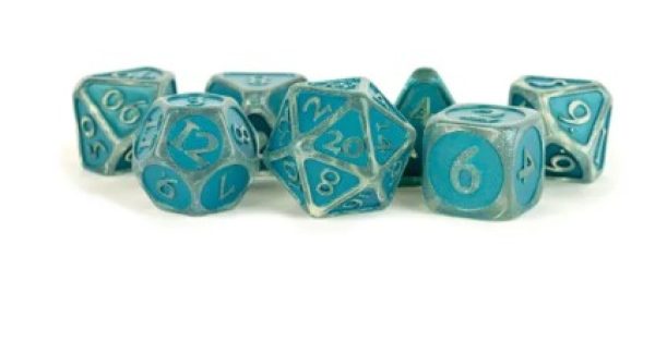 16mm Acrylic Polyhedral Dice Set: Enamel For Discount